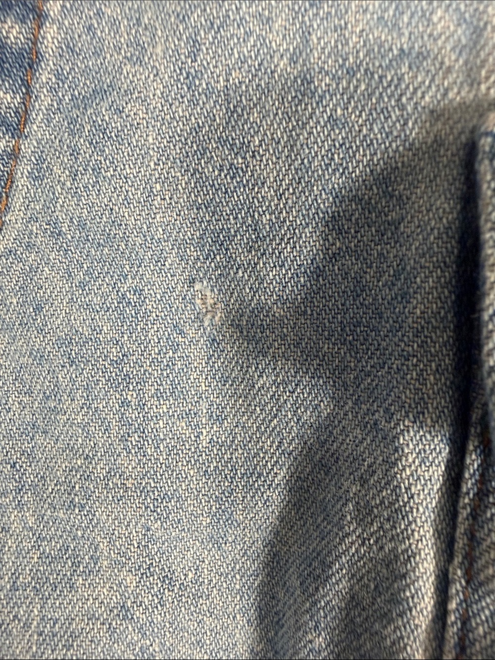 VTG Wrangler Light Blue Denim Pearl Snap Western Shirt XL - Picture 7 of 16